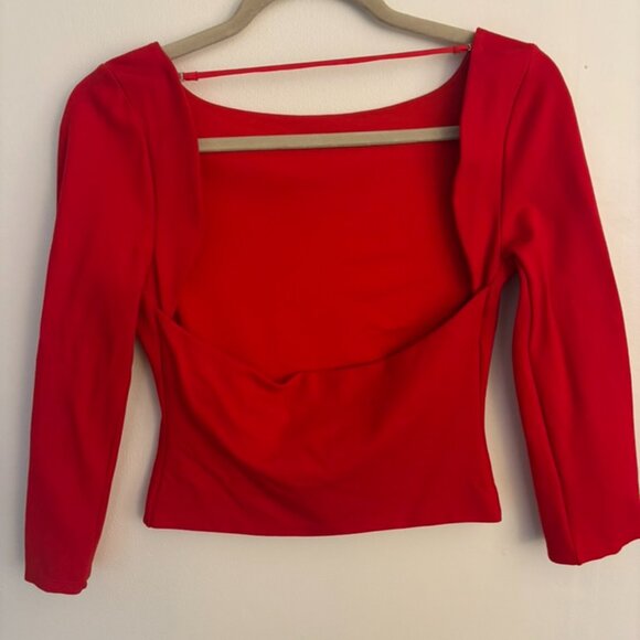 Reformation Jalen Knit Top Red - Size XS - Picture 4 of 8
